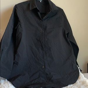 Misguided Nylon Black Shirt